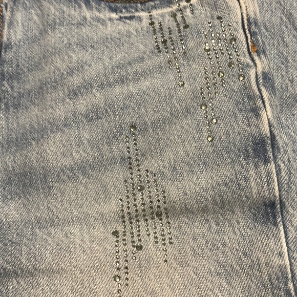 Crystal Embellished Kids Jeans - Picture 5 of 5